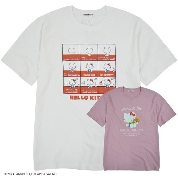T-shirt T-Shirt Hello Kitty Sanrio Characters Printed | Import