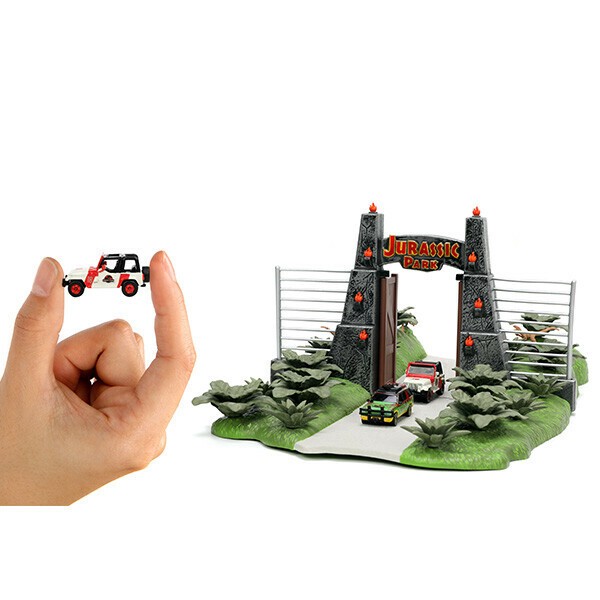 NANO SCENE JURASSIC PARK w/2 VEHICLES 【ジュラシック