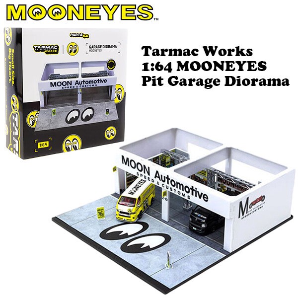 Tarmac Works 1:64 MOONEYES Pit Garage Diorama【ムーンアイズ 】ジオラマの商品ページ｜卸・仕入れサイト【スーパーデリバリー】