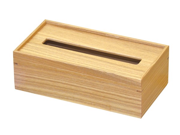 木製 WMティッシュボックス トップスライド式・クリアー インテリア 室内備品 日本製 / 家具・インテリア インテリア雑貨 収納小物 ティ