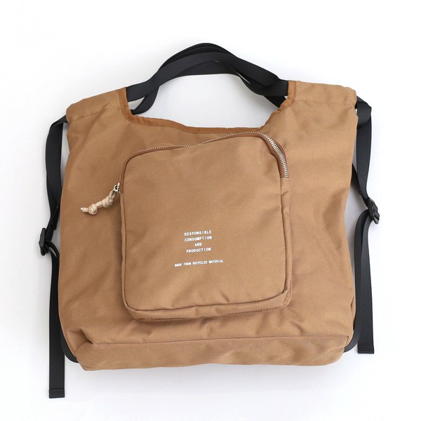 COOCO リサイクルPET 2WAY トートバッグ ナップサック リュック / ファッション バッグ・財布