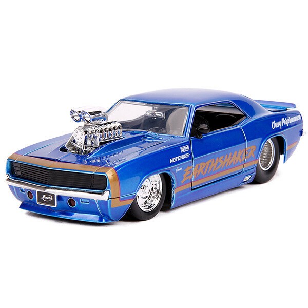BTM 1969 Chevy Camaro ミニカー JADA BIGTIME MUSCLE BTM 1969 CHEVY CAMARO Z28 BLACK / ORANGE