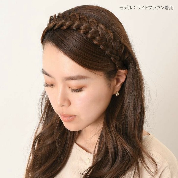 三つ編みワイドカチューシャ czysacz00741の商品ページ｜卸