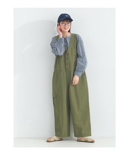 定番】人気商品デニム イージー サロペット オールインワンの