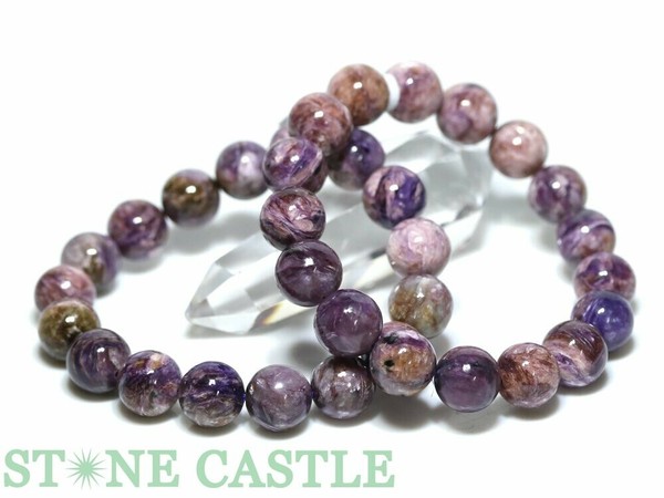 天然石☆チャロアイト ☆ブレスレット ☆13mm - アクセサリー(女性用)