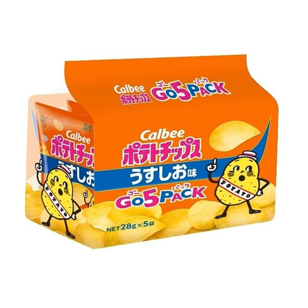 お菓子】『ポテトチップス GO5PACK（1袋5小袋入）上代￥400