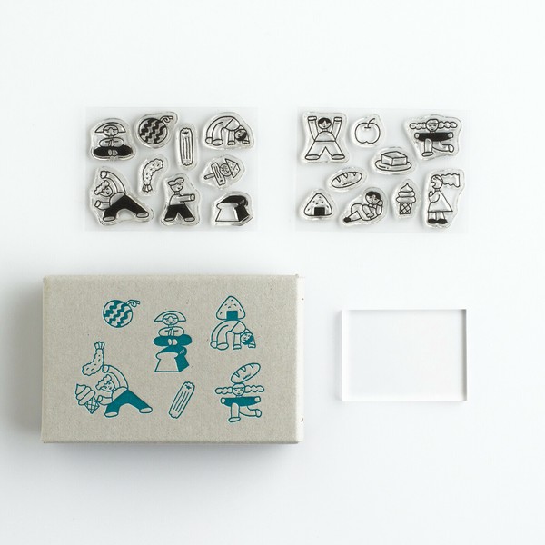 Tadashi Nishiwaki × mizushima JIZAI Clear Stamp Motif set