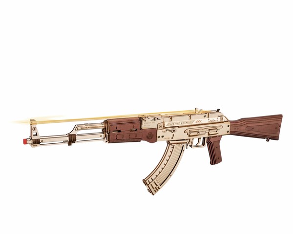 ROKR 木らく 木製立体パズル AK47 アサルトライフル 古典 - その他