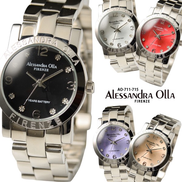 Alessandra Olla アレサンドラオーラ AO-711 AO-712 AO-713 AO-714 AO-715 レディース / ファッション 腕時計 アナログ