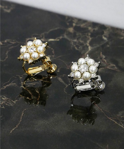 CZ Big Top Studs|Kundan Polki Clip on Earrings|Square Shaped Latest St –  Indian Designs