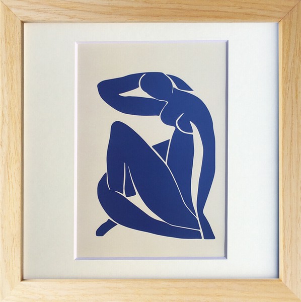 高評価レビュー アンリ・マティス アートフレーム Henri Nudeの Blue Matisse 額縁
