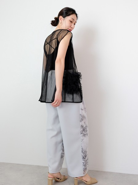 Vest/Gilet Tulle Pocket | Import Japanese products at wholesale 