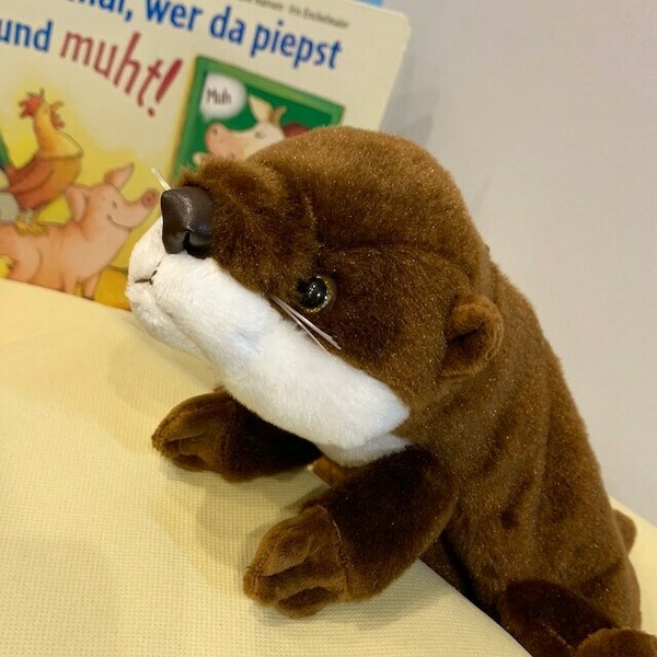 Animal/Fish Plushie/Doll Brown Otter | Import Japanese products at  wholesale prices - SUPER DELIVERY