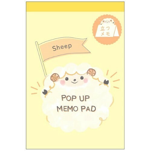( ◠‿◠ )ゞ出品ページ クローズピン】メモパッド どうぶつポップアップメモパッドの