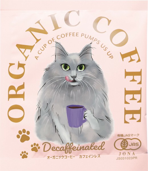 キッサ オーガニックドリップコーヒー1pc PK 【ネコ】の商品