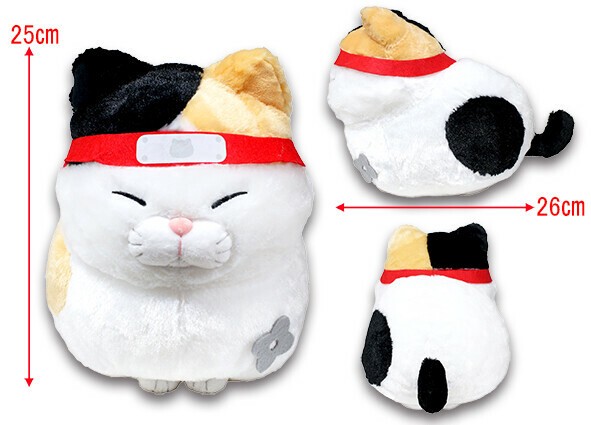 ◇ご当地ひげまんじゅうJB忍者みーさま 猫 ぬいぐるみの商品