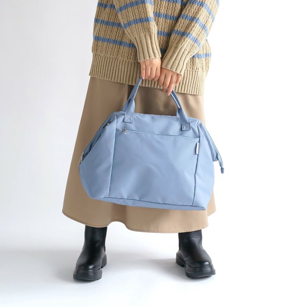2024秋冬】【即納】【再入荷】がま口ボストン バッグ 大容量