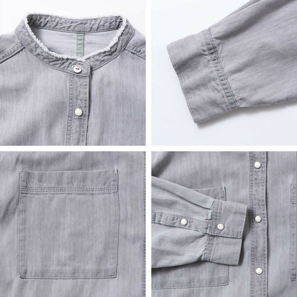 再入荷】6oz テンセルデニム オーバーシャツ 2025新作 S/Sの商品