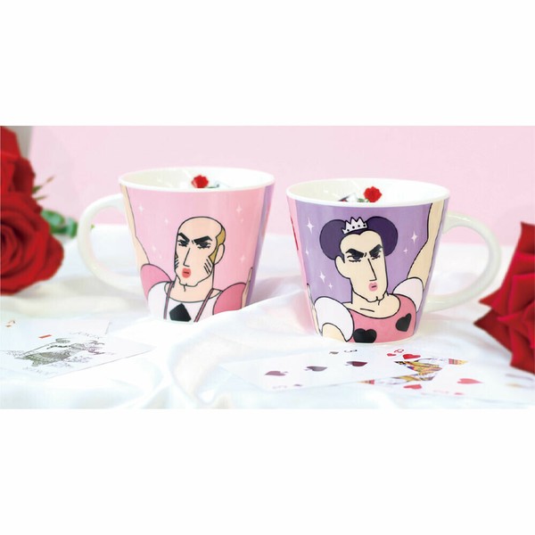 6月下旬入荷 クレヨンしんちゃん ペアマグカップ マカオとジョマ