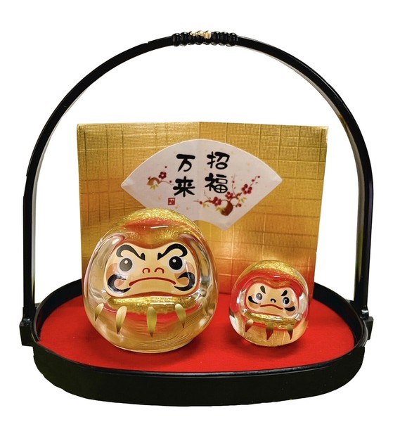 金彩硝子 組ダルマ（E-8） 【だるま】の商品ページ｜卸・仕入れサイト【スーパーデリバリー】