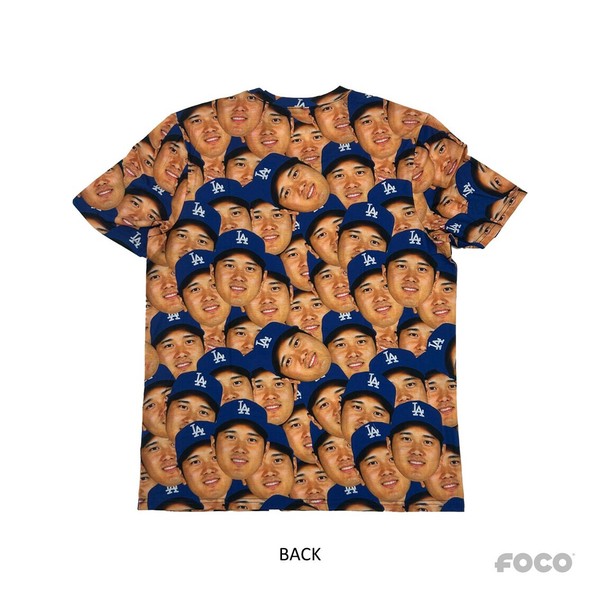 FOCO】SHOHEI OHTANI「顔」Tシャツ 大谷翔平 ドジャースの商品
