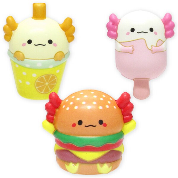 可愛いスクイーズ】ぷにもこ ウーパールーパーの商品ページ｜卸