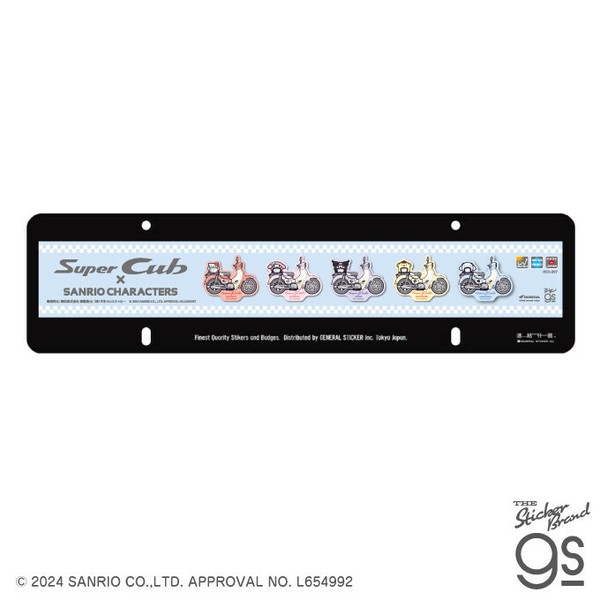 HONDA×サンリオキャラクターズ 透明ステッカー ハローキティ01 HONDA×サンリオキャラクターズ 透明ステッカー ハローキティ01