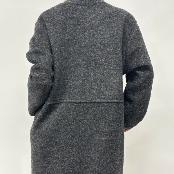人気商品【イタリア製】パネル花柄圧縮ウールコート/スタンド襟・ミドル丈の商品ページ｜卸・仕入れサイト【スーパーデリバリー】
