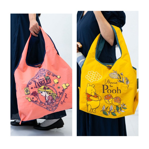 Disney ディズニー エコバッグ 刺繍 トートバッグ 刺繍バッグ