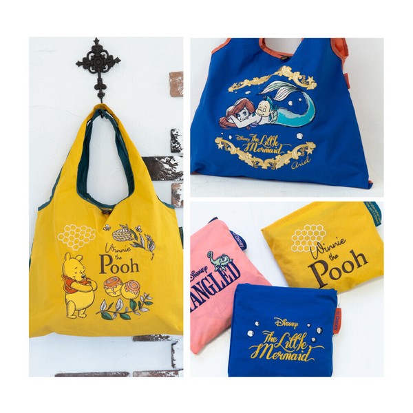 Disney 刺繍トートバッグ くまのプーさん 【ディズニー】大容量