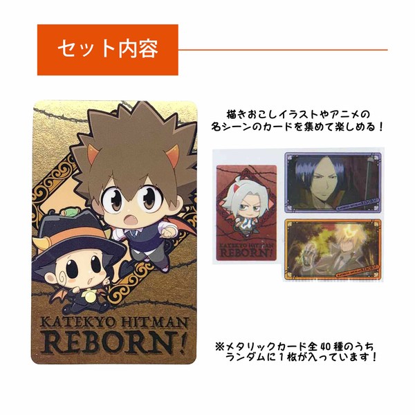 REBORN カード 家庭教師ヒットマンリボーン トレーディング コレクトメタリック