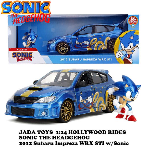 1:24 SEGA 2012 Subaru Impreza WRX STI w/SONIC THE HEDGEHOG