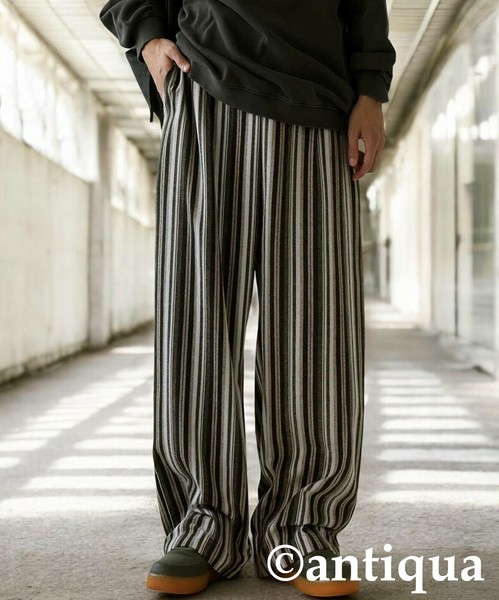 antiqua] Full-Length Pant Stripe Men's | Import Japanese