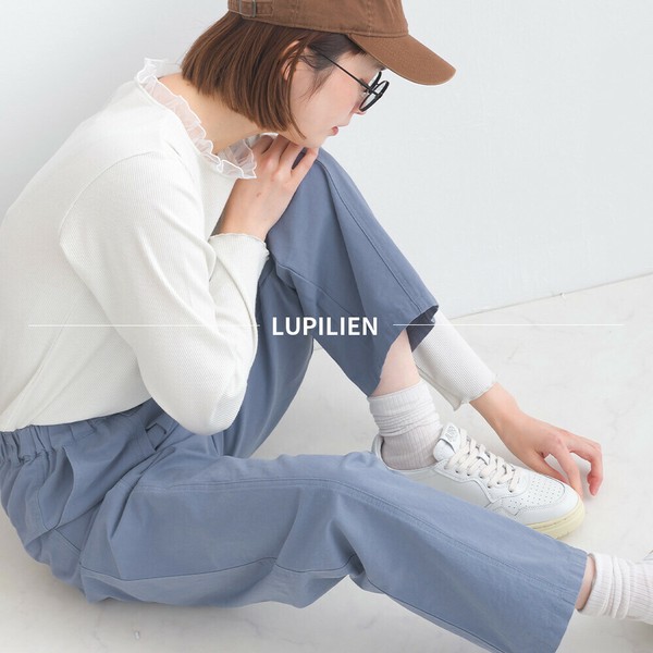 グログラン バイオ加工 ワイドパンツ セットアップ可能【2025春