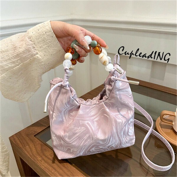 SALE＞INSスタイル バケツバッグ ファッション カラービーズ