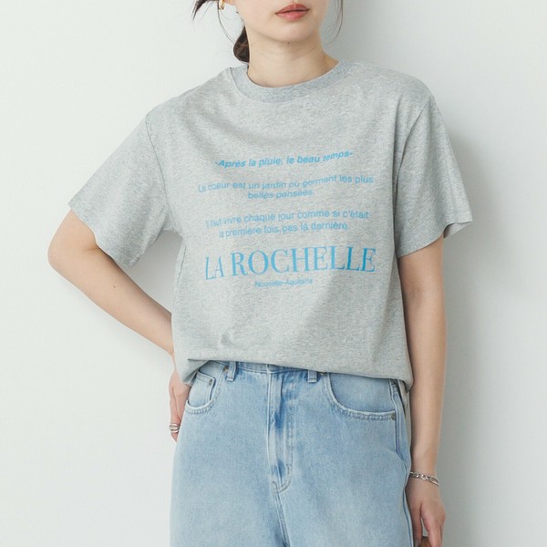 ⭐2025春夏⭐【新品タグ付】スローブイエナ▫USA コットンロゴプリントTEE USAコットンロゴプリントTEE｜フォーワンセブン スローブイエナ