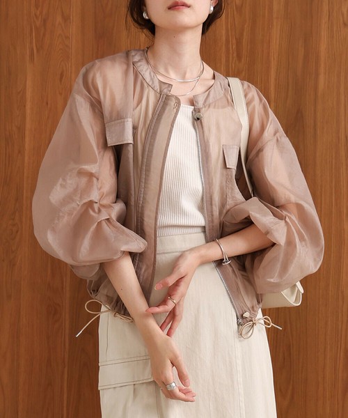 DRAWSTRING BLOUSON | OUTERS | Florent｜フローレント