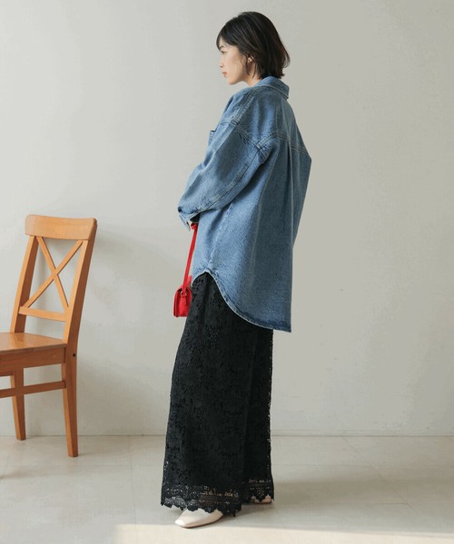 SALE】ケミカルレースパンツ◇総レースが美しく映えるレース