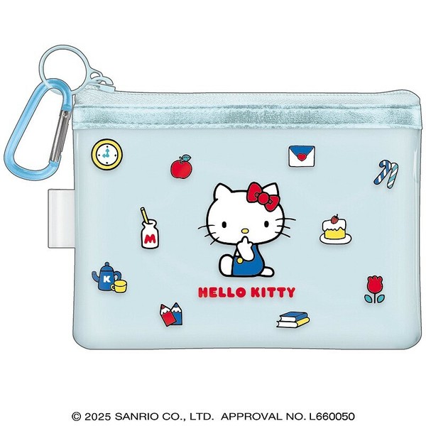 □2025SS 新作□ HELLO KITTY カラビナ付きクリアポーチ 4の商品