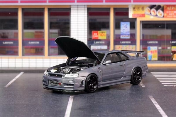 モーターヘリックス 1/64 日産 スカイライン GT-R R34 ニスモ モーターヘリックス 1/64 日産 スカイライン GT-R R34 ニスモ