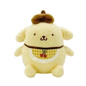 サンリオキャラクターズ　ポムポムプリン　もぐもぐさくらんぼS ぬいぐるみ ☆サンリオキャラクターズ ポムポムプリン さくらんぼチェック S