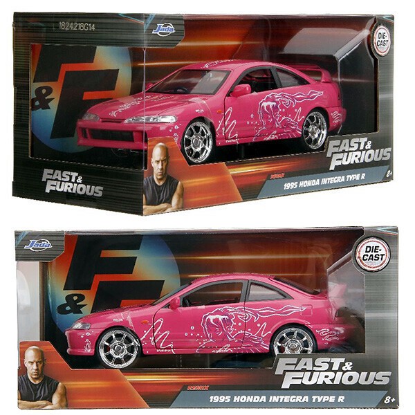JADATOYS 1:24ワイルドスピードダイキャストカー MIA's Acura