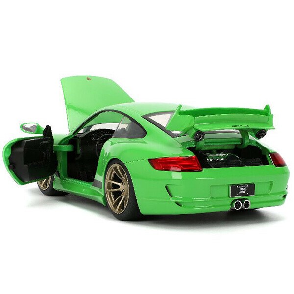 ワイルドスピード JADA 1/24 PORSCHE 911 GT3 997 1/24 Jada Porsche 911 GT3 (997) (Gree) Fast & Furious