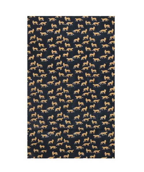 Multi-use Cover Block Print 110 x 180cm | Import Japanese