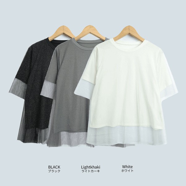 T-shirt Sheer Cut-and-sew | Import Japanese products at