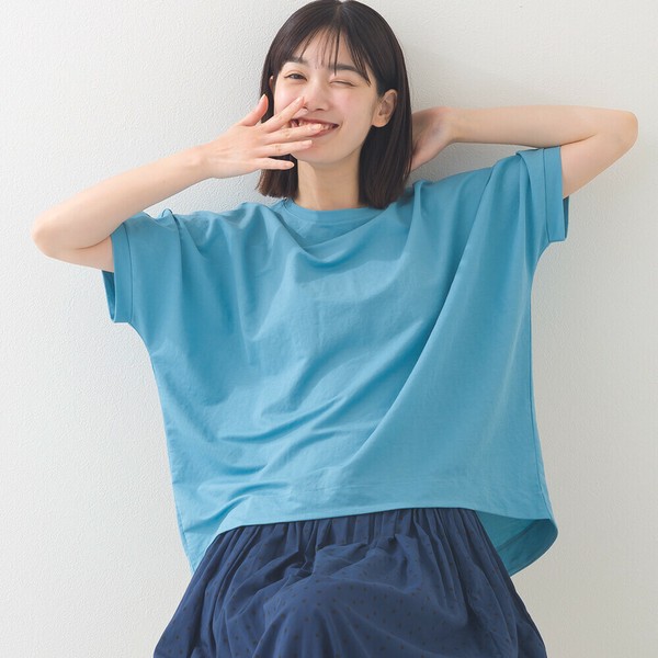 接触冷感 ビッグシルエットプルオーバー半袖Tシャツ【2025年春夏