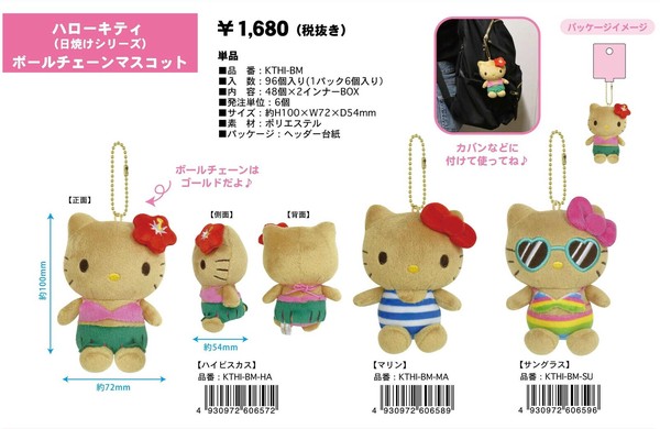☆【7月中旬入荷予定】サンリオ ハローキティ 日焼けシリーズ