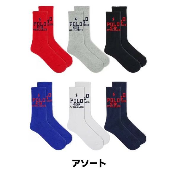 POLO RALPH LAUREN 靴下 6足セット ソックス 821487PKZ3 【ポロ