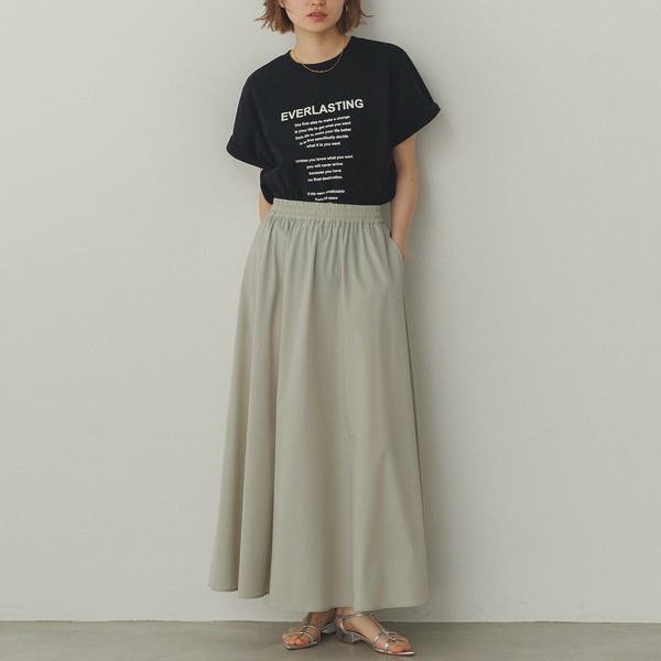 ICE TOUCH 接触冷感(厚手) フレアスカート 2025新作 S/Sの商品