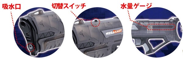 新品 ウォーターガン アクアコマンダー メガブラスト 水鉄砲 アクアコマンダー メガブラスト | マルカ